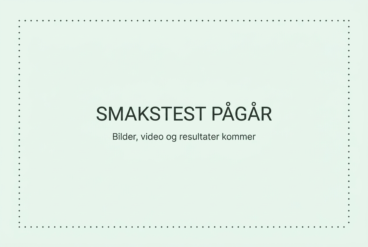 Placeholder: test results for Insektsfest coming