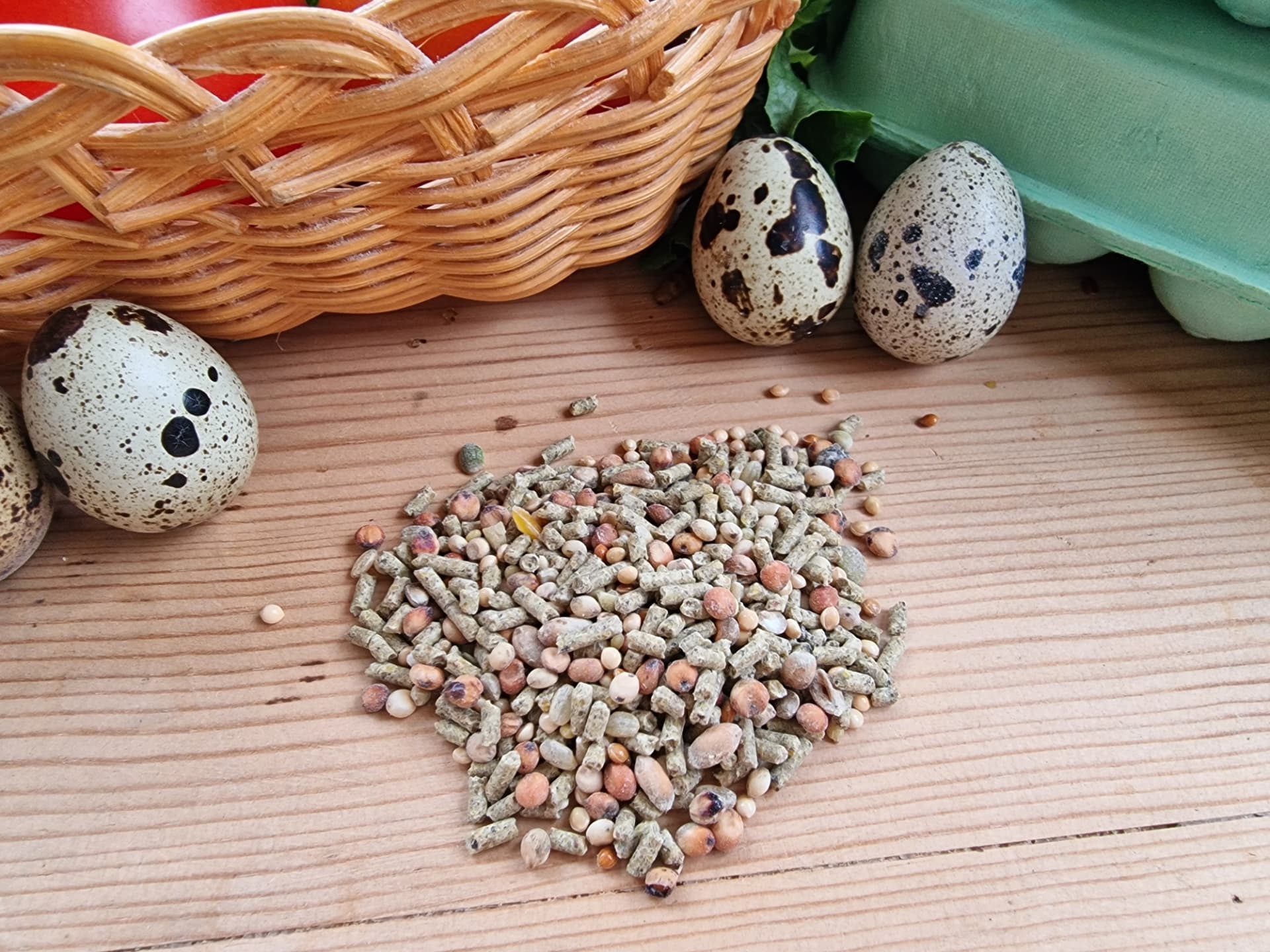 Garvo 5036 Quailmixture with quail eggs