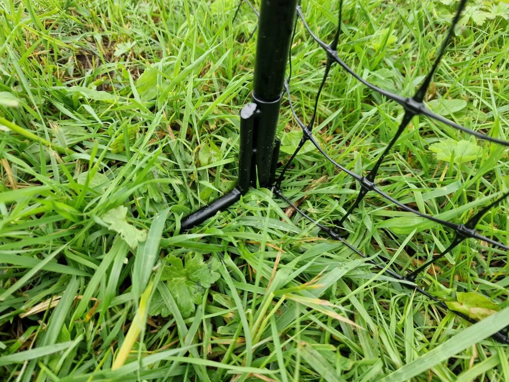 Close-up of a ground spike