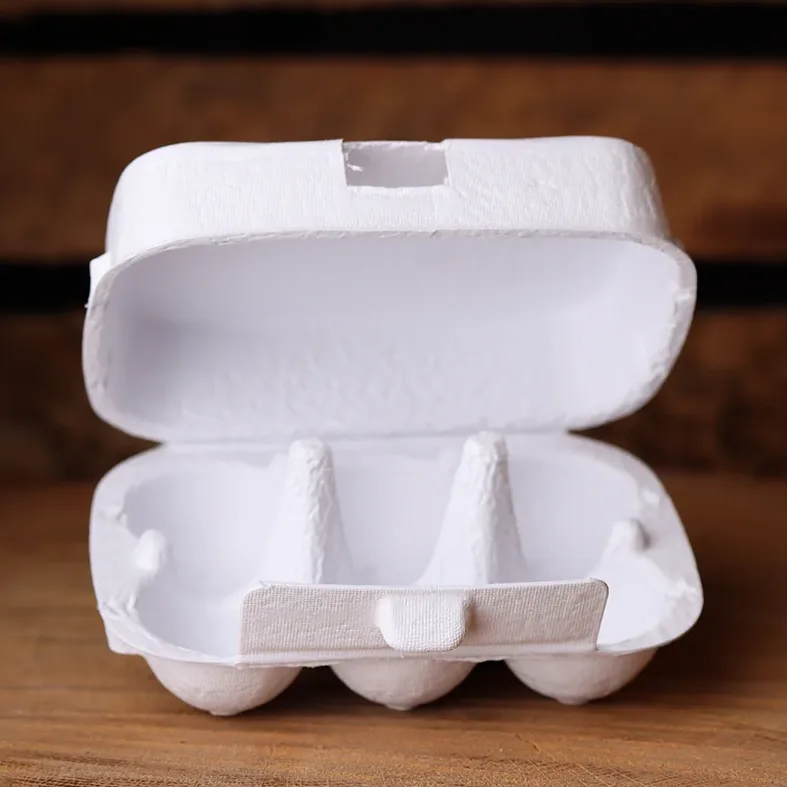 Quail egg carton for 6 eggs